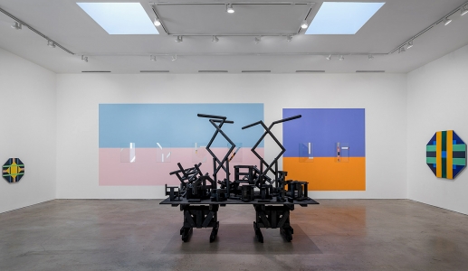 Anton Ginzburg, <i>Construction Proxy</i>, 2018, installation view, Barbara Davis Gallery