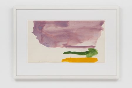 Helen Frankenthaler, <i>Untitled</i>, 1970, Acrylic on paper, 11 x 20 1/2 in. (27.94 x 52.07 cm)